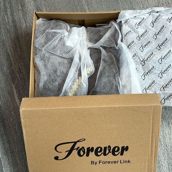 NEW Platform Slip On Clog Slippers Sherpa Faux Fur Lining Chocolate Brown Size 7 - Picture 9 of 13